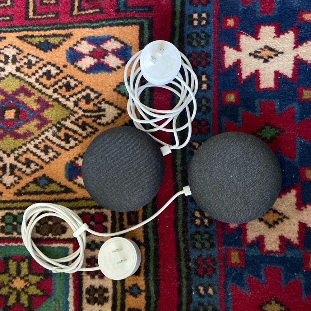 Google home mini- set of two